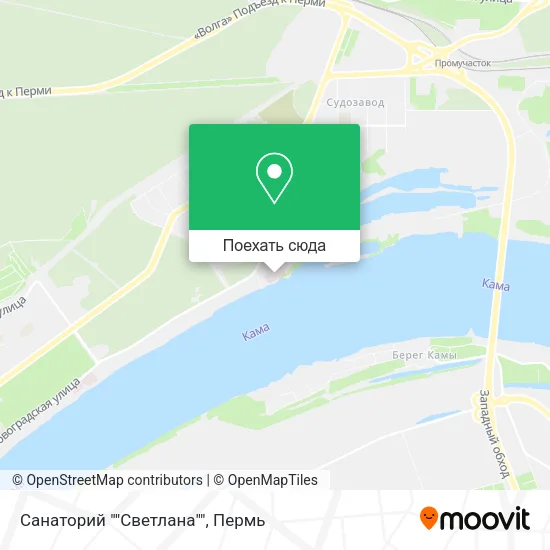 Карта Санаторий ""Светлана""