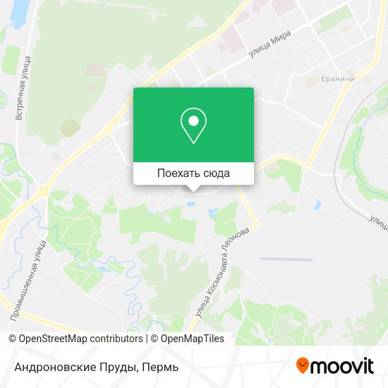 Карта Андроновские Пруды