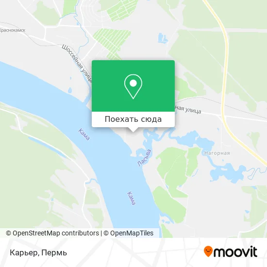Карта Карьер