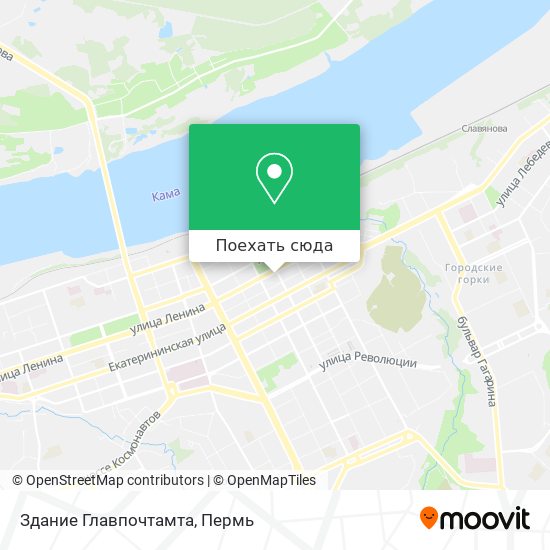 Карта Здание Главпочтамта