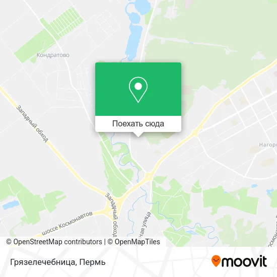 Карта Грязелечебница