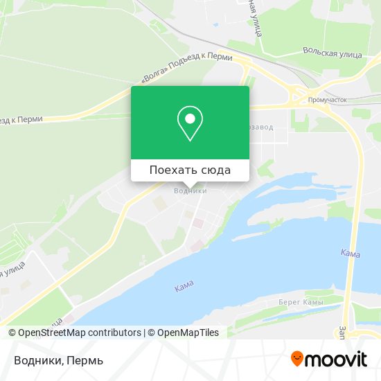 Карта Водники