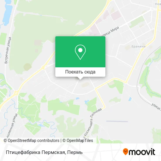 Карта Птицефабрика Пермская