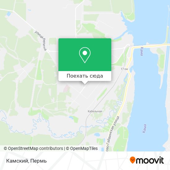 Карта Камский