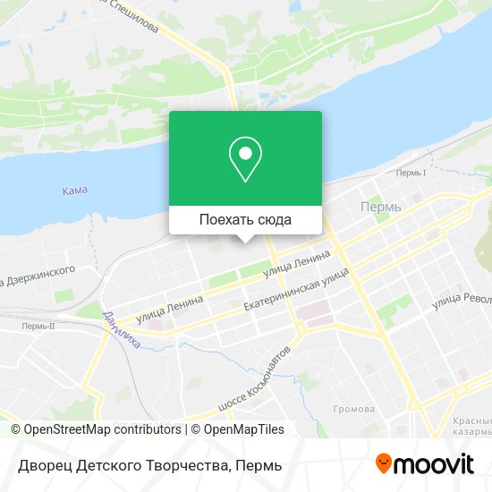 Карта Дворец Детского Творчества