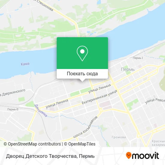 Карта Дворец Детского Творчества