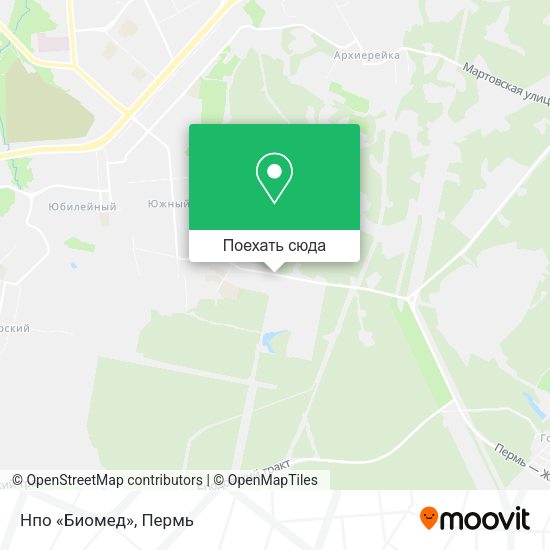 Карта Нпо «Биомед»