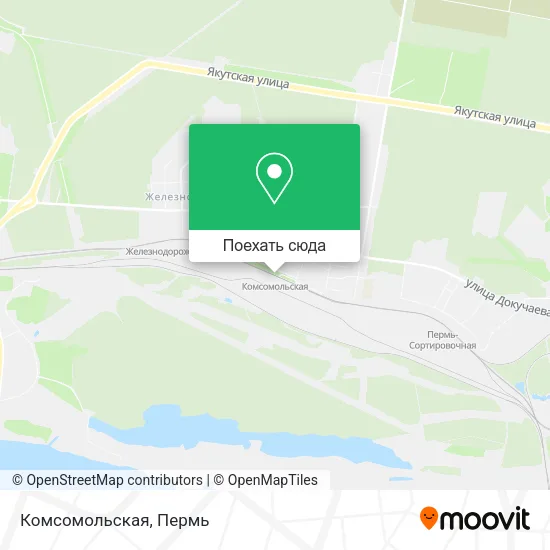 Карта Комсомольская