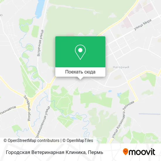 Карта Городская Ветеринарная Клиника