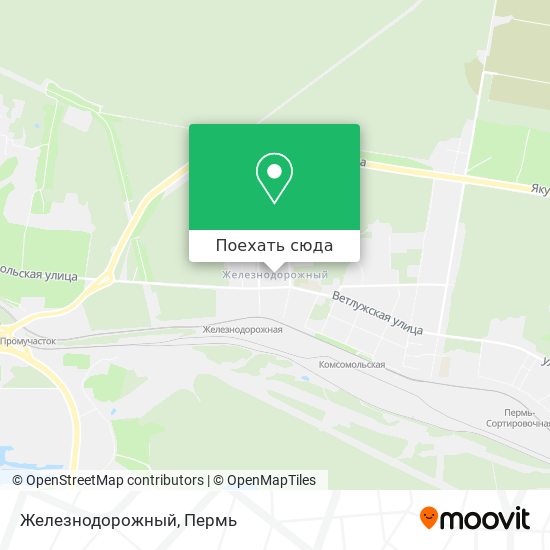 Карта Железнодорожный