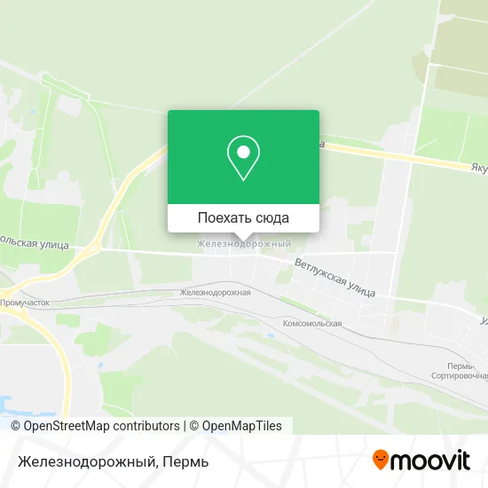 Карта Железнодорожный