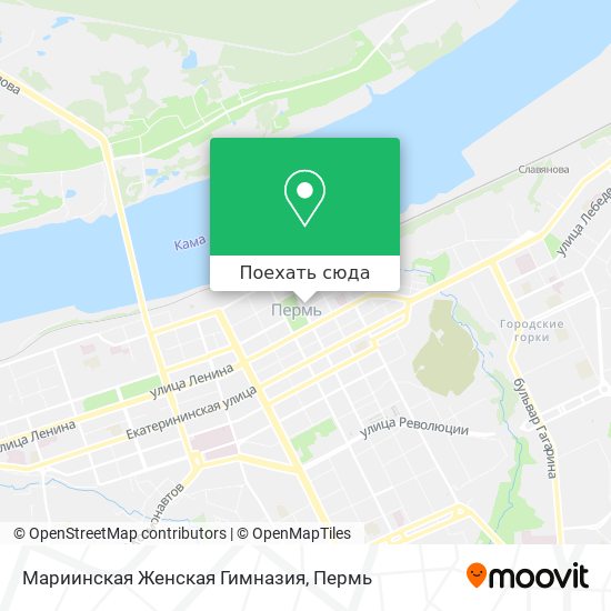 Карта Мариинская Женская Гимназия