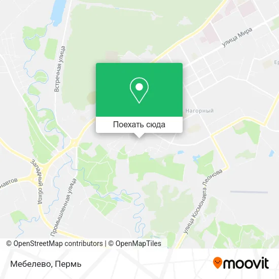 Карта Мебелево