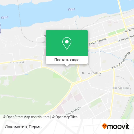 Карта Локомотив