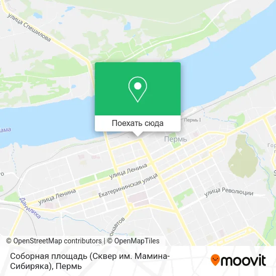 Карта Соборная площадь (Сквер им. Мамина-Сибиряка)