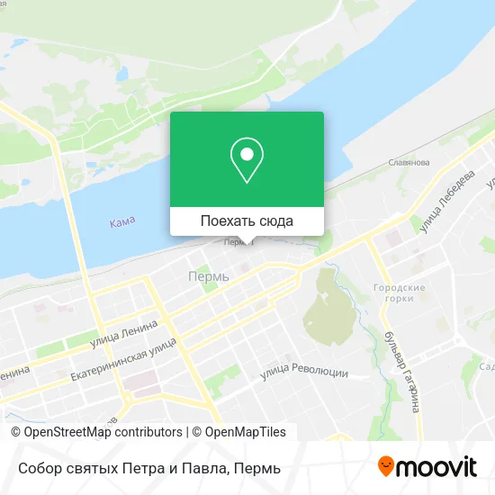 Карта Собор святых Петра и Павла