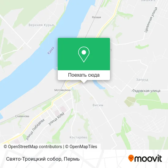 Карта Свято-Троицкий собор