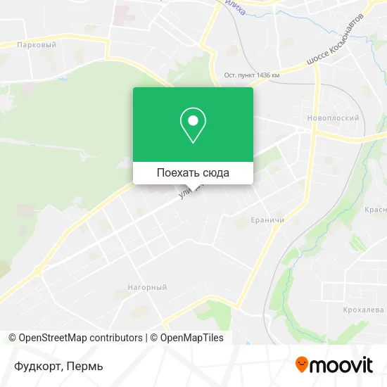 Карта Фудкорт