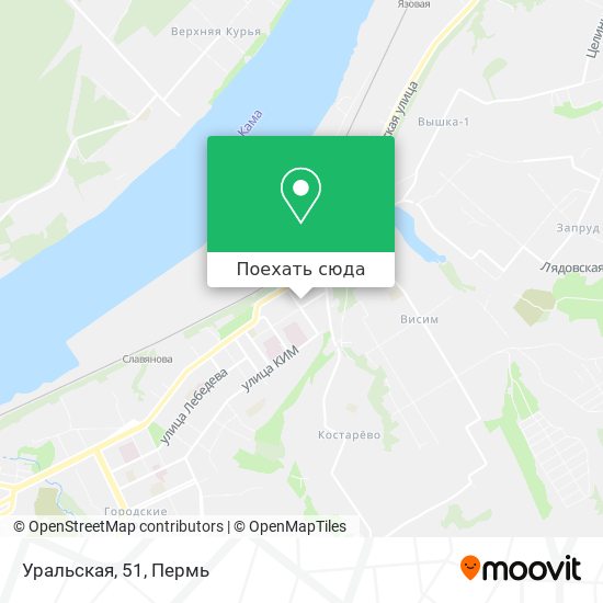 Карта Уральская, 51