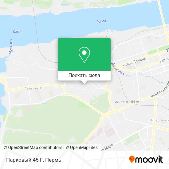 Карта Парковый 45 Г