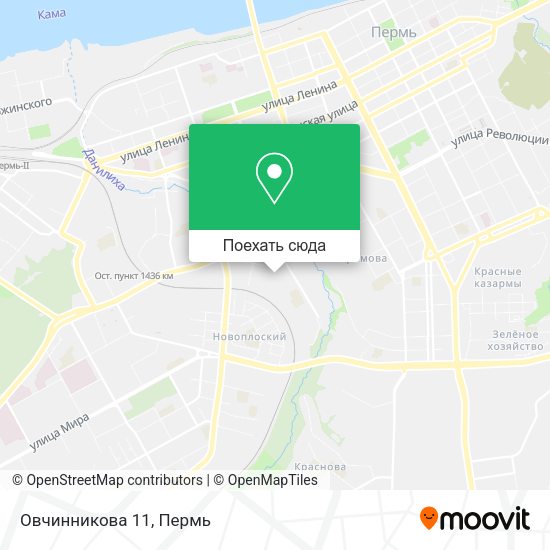 Карта Овчинникова 11