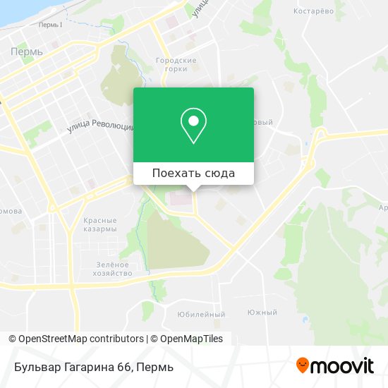 Карта Бульвар Гагарина 66