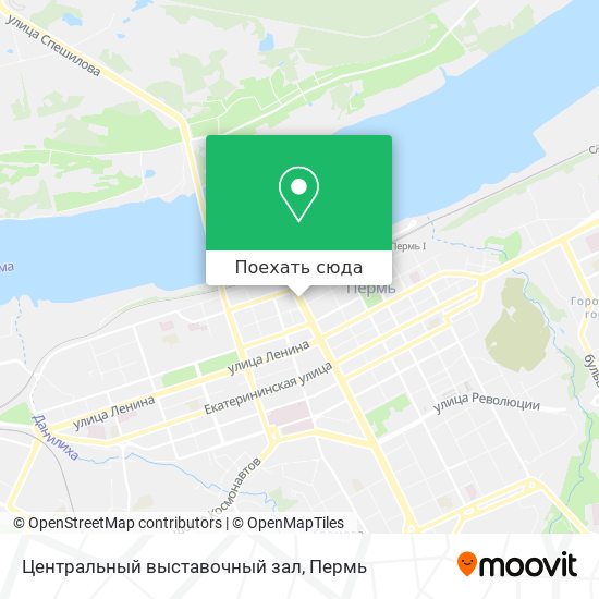 Карта Центральный выставочный зал