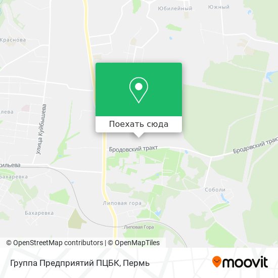 Карта Группа Предприятий ПЦБК