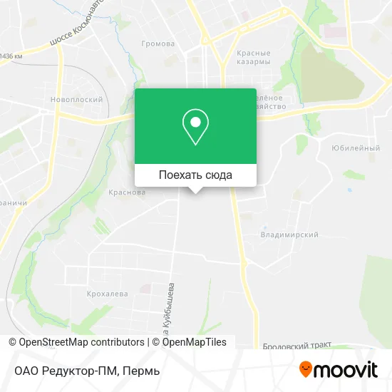 Карта ОАО Редуктор-ПМ
