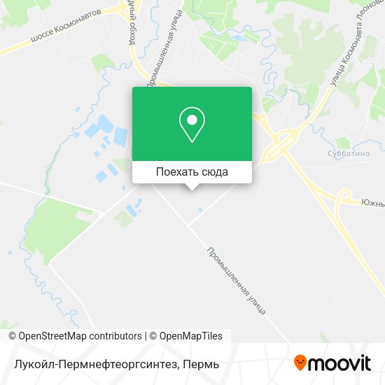 Карта Лукойл-Пермнефтеоргсинтез