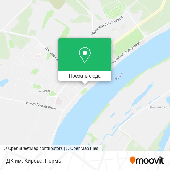 Карта ДК им. Кирова