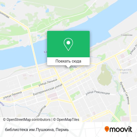 Карта библиотека им.Пушкина