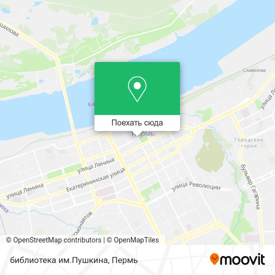 Карта библиотека им.Пушкина