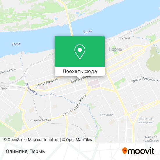 Карта Олимпия