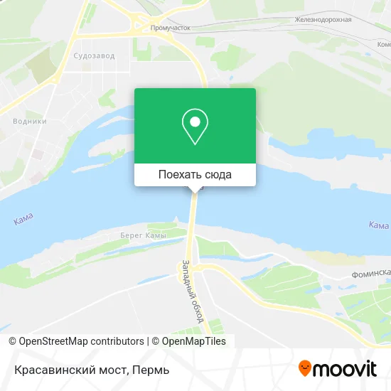 Карта Красавинский мост