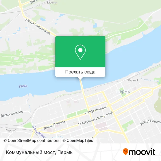Карта Коммунальный мост