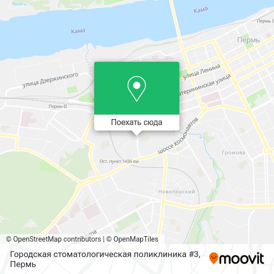 Карта Городская стоматологическая поликлиника #3
