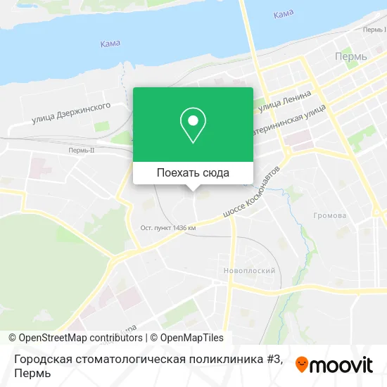 Карта Городская стоматологическая поликлиника #3