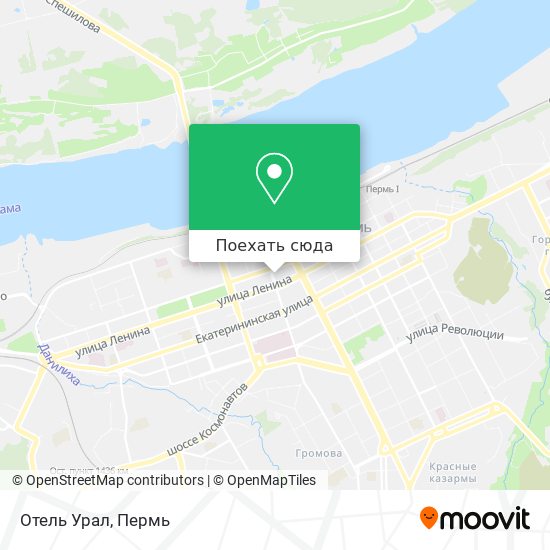 Карта Отель Урал