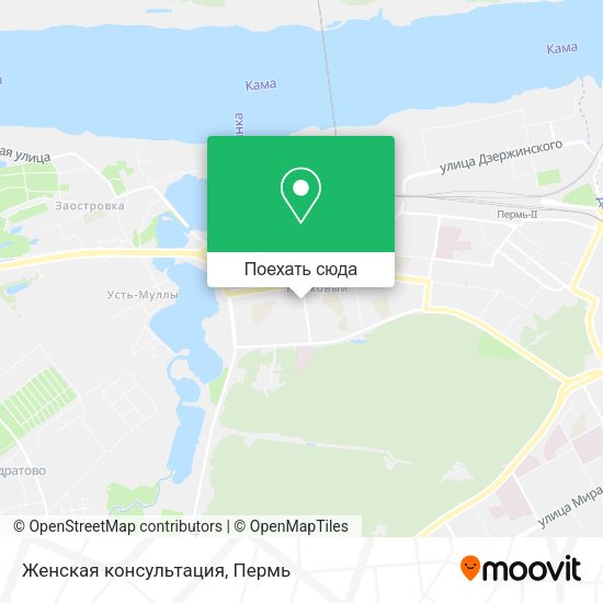 Карта Женская консультация