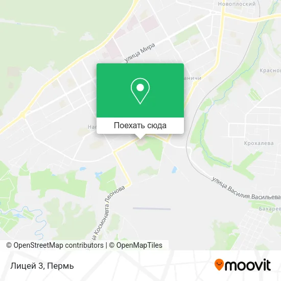 Карта Лицей 3