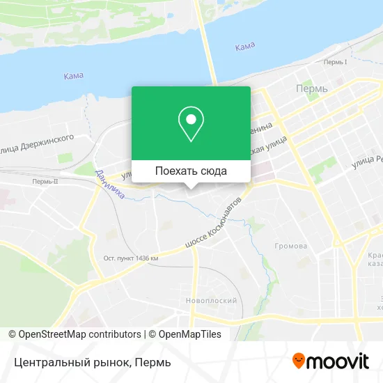 Карта Центральный рынок