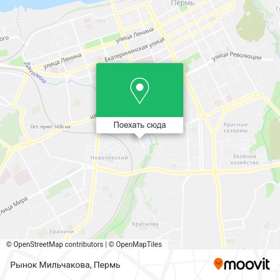 Карта Рынок Мильчакова