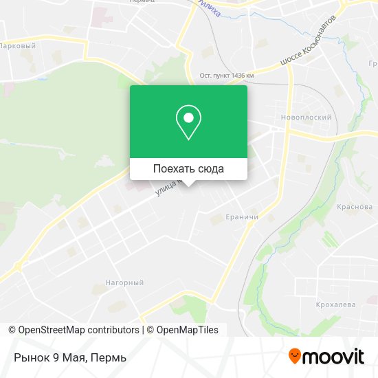 Карта Рынок 9 Мая