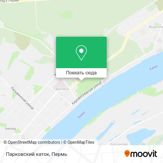 Карта Парковский каток