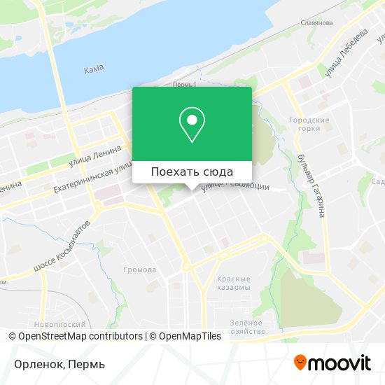 Карта Орленок