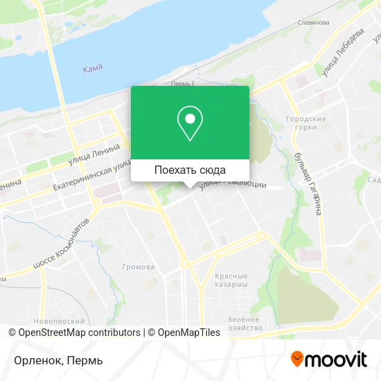 Карта Орленок
