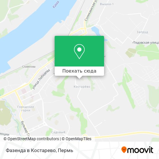 Карта Фазенда в Костарево