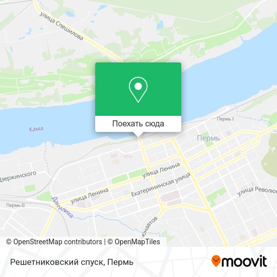 Карта Решетниковский спуск