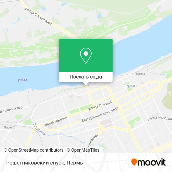 Карта Решетниковский спуск